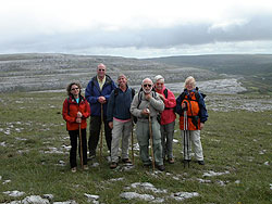 Walking in County Galway Ireland