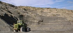 Quarrying the Esker Riada in County Galway Ireland