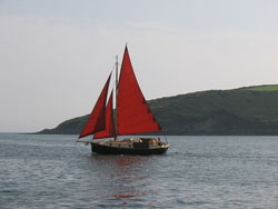 The Galway Hooker in Galway Bay