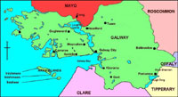 Map of County Galway