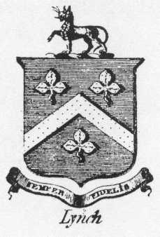 Lynch family crest - Galway Ireland