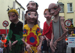 Macnas performing at Galway Arts festival