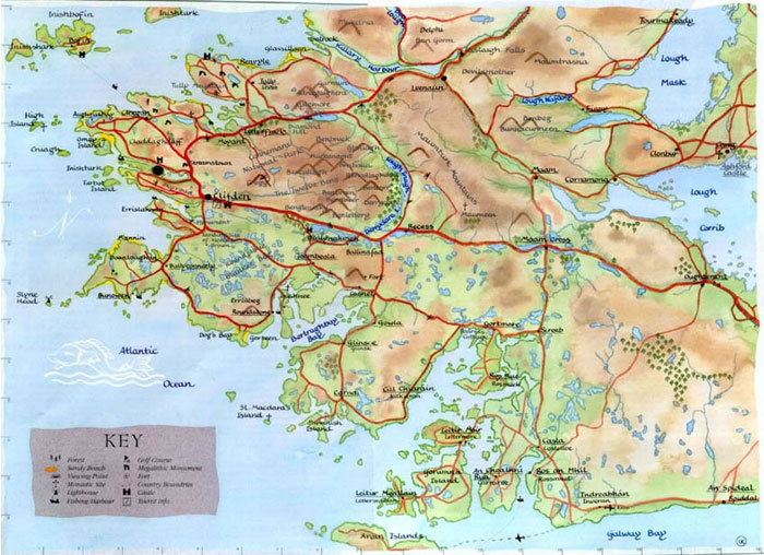 Maps Galway Ireland Maps Galway City Maps County Galway Maps Co